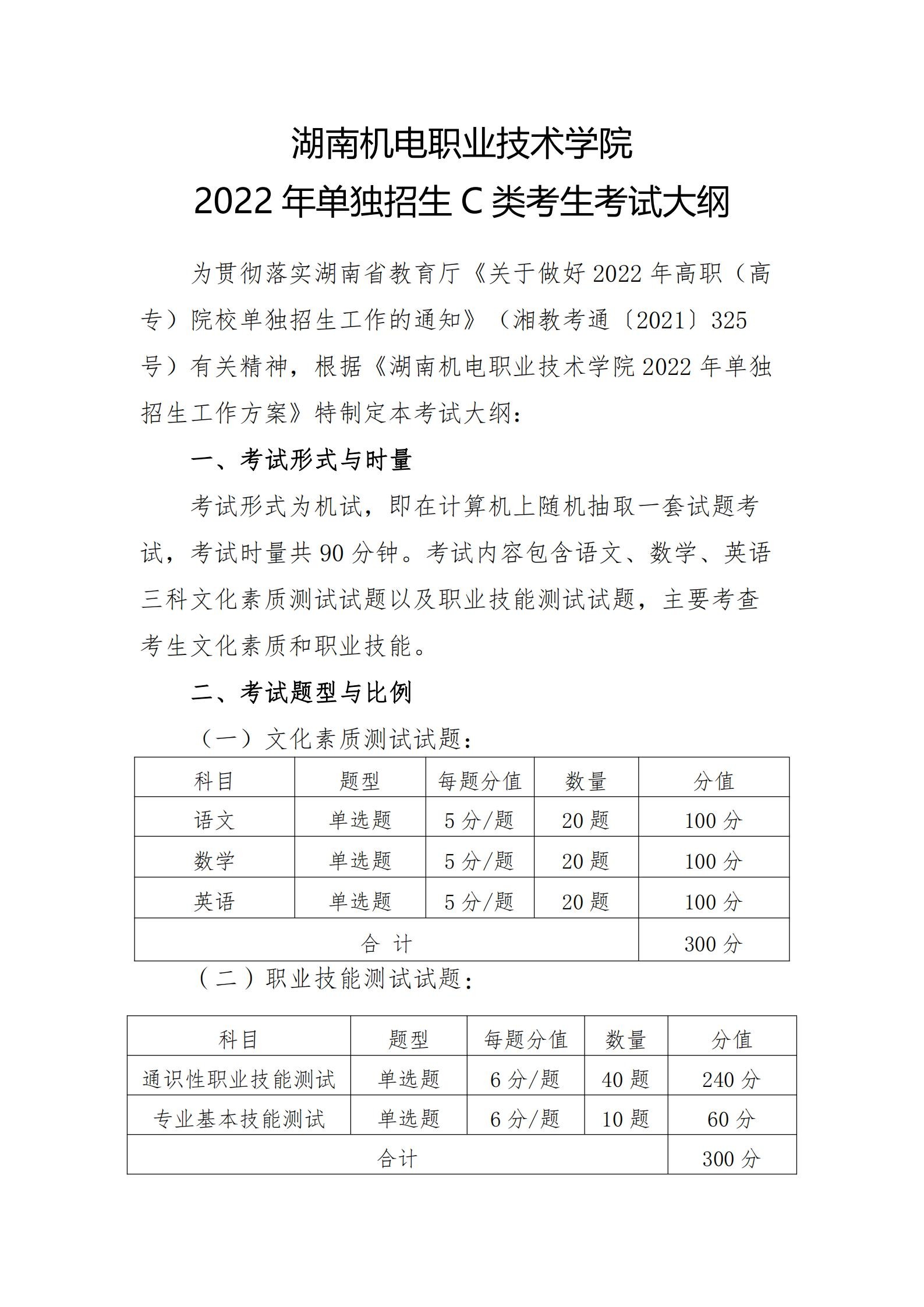 竞技宝app下载官网2022年单独招生C类考生考试大纲_00.jpg